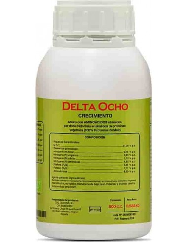 CannaBioGen - Delta Ocho - Fertilizzante per Vegetativa - 500 ML