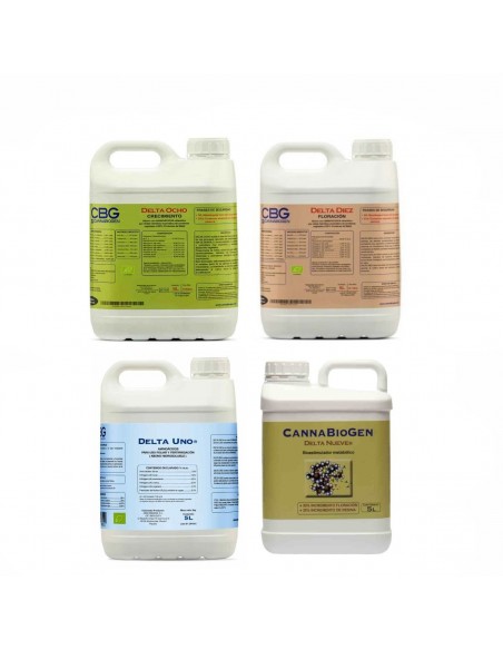 CannaBioGen - Master Pack - Kit Fertilizzanti Organici - Taniche da 5 L