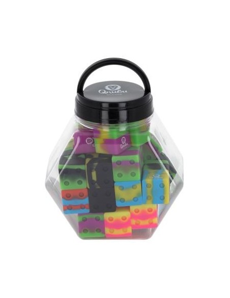 Qnubu Mattone - Contenitore in silicone per Estratti - Colori Vari - 9 ml