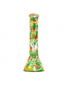 Ice Bong - Foglie Colorate - H: 26 cm 2