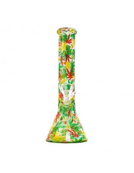 Ice Bong - Foglie Colorate - H: 26 cm