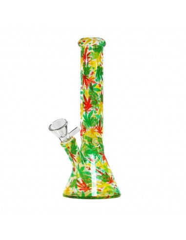 Ice Bong - Foglie Colorate - H: 26 cm