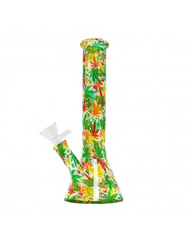 Ice Bong - Foglie Colorate - H: 26 cm