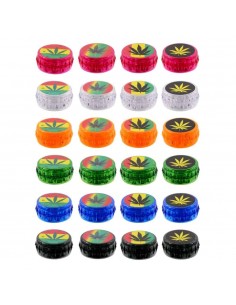 Weed - Grinder in Plastica 2 Parti - Vari Colori