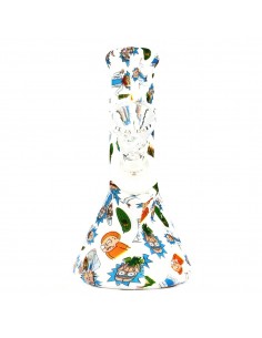 Bong in Silicone Bianco - Rick and Morty restisente agli urti. 2