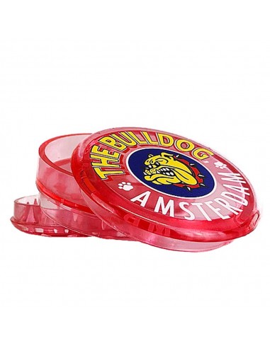 Bulldog Grinder in Plastica Rosso 3 Parti