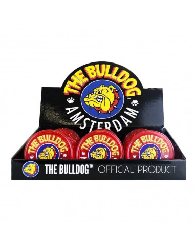 Bulldog Grinder in Plastica Rosso 3 Parti