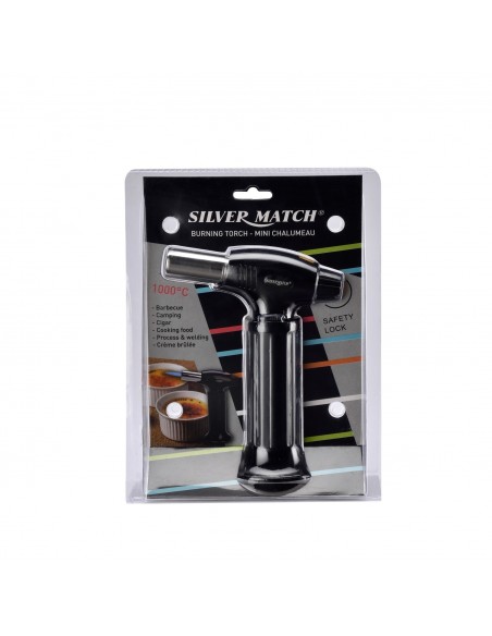 Silver Match- Accendino a Torcia - Alta Qualità