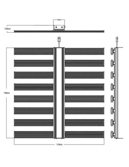 Cultilite - LED - Pro - Full Spectrum - 8 Barre - 1000W
