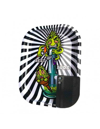 Vassoio in Metallo - Smoke Buds - Psichedelico