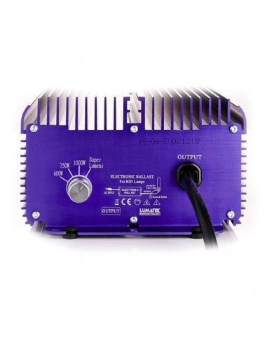 E-Ballast  Lumatek Dimmerabile - 250W  (150W - 175W -250W) - Super Lumen