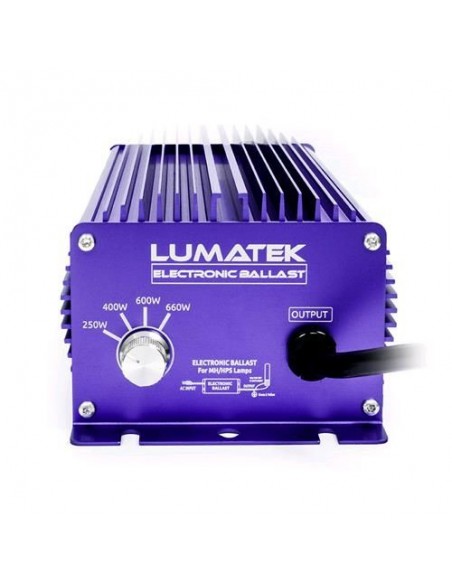 E - Ballast  lumatek Dimmerabile e Controllabile - 600W (250W - 400W - 600W ) Super LumenSuper Lumen)
