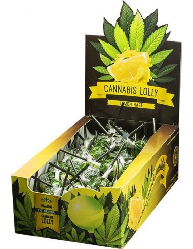 Cannabis Lolly Lemon Haze - Lecca Lecca alla Canapa gusto Limone