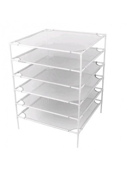 Airontek - Rete Essiccatrice Quadrata 71x71cm - Con Aste di Sostegno - Impilabili