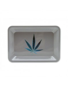 Vassoio in metallo Leaf -...