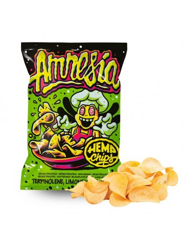 Hemp Chips - Patatine al sapore di cannabis - Amnesia