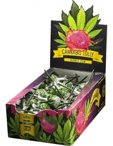 Cannabis Lolly Bubble Gum - Lecca Lecca alla Canapa