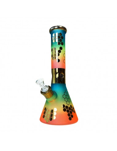 Black Sheep - Bong Alveare Arcobaleno - Vetro triplo - 31cm