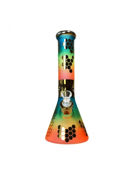Black Sheep - Bong Alveare Arcobaleno - Vetro triplo - 31cm