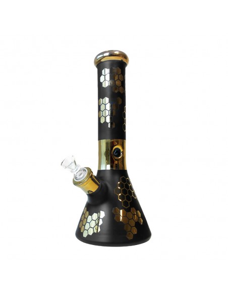Black Sheep - Bong Alveare Nero - Vetro triplo - 31cm