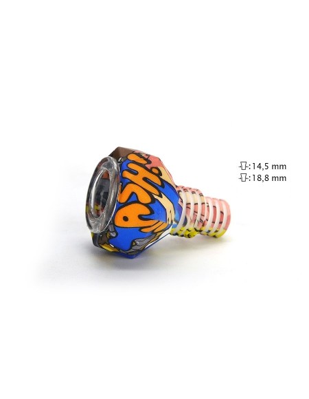 Braciere in Vetro rivestito in gomma antiurto -...