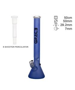 Grace Glass - Perla Blu Beaker - H50cm - Ø50mm - SG29.2mm