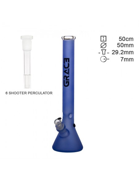 Grace Glass - Perla Blu Beaker - H50cm - Ø50mm - SG29.2mm