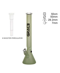 Grace Glass - Perla Verde Beaker Ice - H50cm - Ø50mm - SG29.2mm