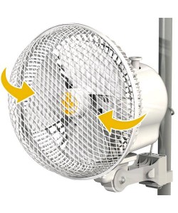 Secret Jardin - Monkey Fan Ventilatore Oscillante 20W per Grow Box e spazi di coltivazione indoor, per piante di cannabis.