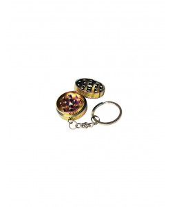 Grinder Arcobaleno Tascabile con Portachiavi - 2 Parti 2