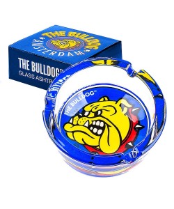The Bulldog - Posacenere in Vetro Bianco - Gadget Originale da collezione