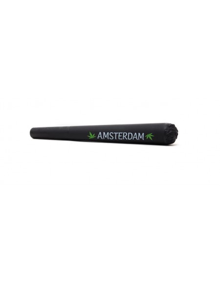 Portajoint in Plastica Rigida Amsterdam Nero, resistente pratico e tascabile. Da portare sempre in giro.