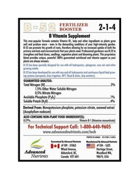 Advanced Nutrients - B-52 - 1L