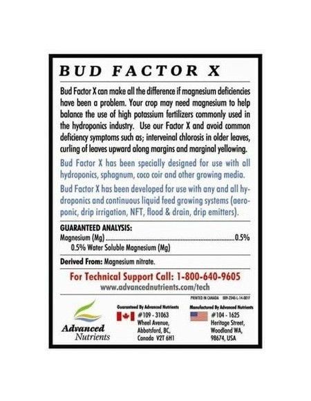 Advanced Nutrients - Bud Factor X - 250mL