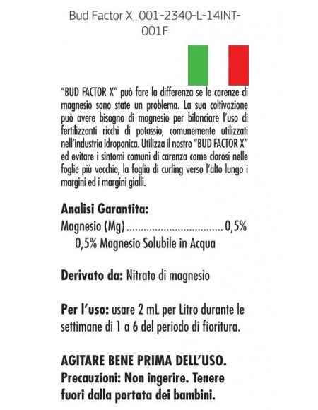 Advanced Nutrients - Bud Factor X - 500mL