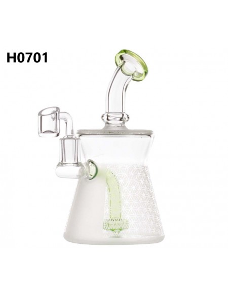 Amsterdam - Limited Edition - Bubbler Fiore della Vita - Verde - H:20cm