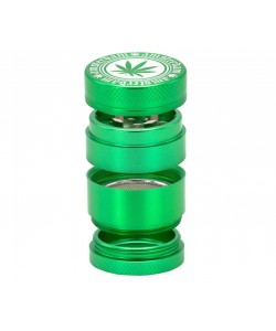 Amsterdam - Grinder con Foglia - 4 Parti - Colori Misti - Ø30mm 2