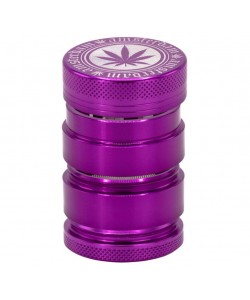 Amsterdam - Grinder con Foglia - 4 Parti Colori Misti - Ø40mm 2