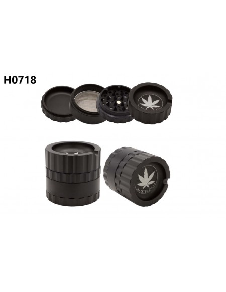 Amsterdam - Grinder Nero - 4 Parti - Ø53mm