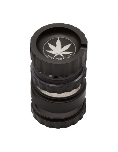Amsterdam - Grinder Nero - 4 Parti - Ø53mm