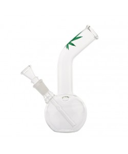Leaf - Mini Bong in Vetro con Foglia 2