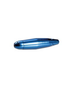 Pipa in metallo Zeppelin - Blu - 8cm