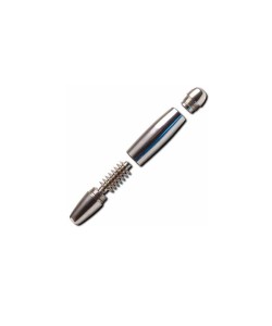 Pipa in Metallo Zeppelin - Argento - 8cm - High Quality
