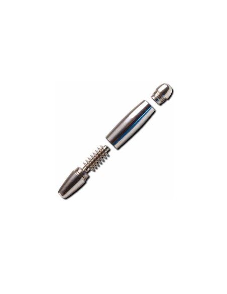 Pipa in Metallo Zeppelin - Argento - 8cm - High Quality Pipa in Metallo Zeppelin - Argento - 8cm - High Quality