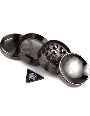 Champ High - Grinder in Metallo Concavo con Cocca - 4 Parti - 50mm