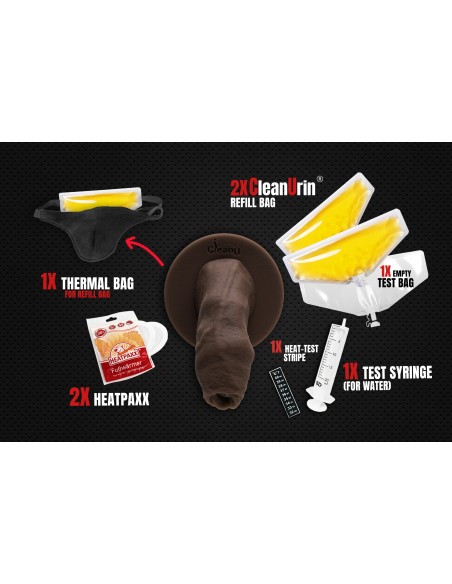 Clean U - Screeny Weeny 6.0 - KIT Pene Finto e Accessori - Black / Nero