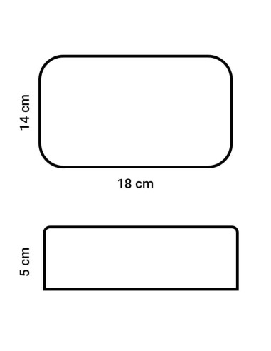 Box in Metallo Portaoggetti con Vassoio Lemon Haze 18x14x5cm