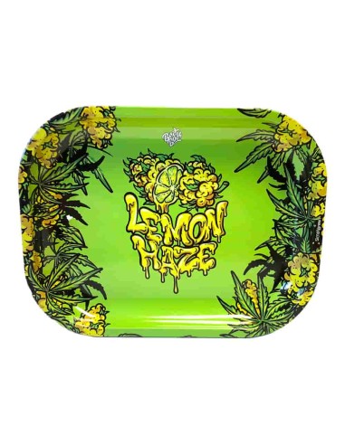 Box in Metallo Portaoggetti con Vassoio Lemon Haze 18x14x5cm