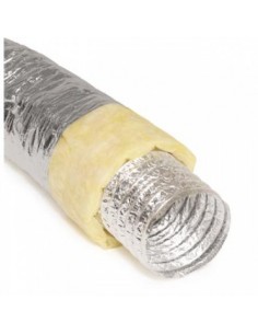 CONDOTTA FONOASSORBENTE Ø 152 - SCATOLA 10 MT - PER AREAZIONE IN ALLUMINIO PLASTIFICATO PER COLTIVAZIONE INDOOR  2