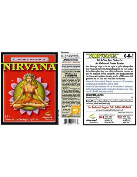 Advanced Nutrients Tasty Terpenes (ex Nirvana) Aminoacidi E Ormoni 1L